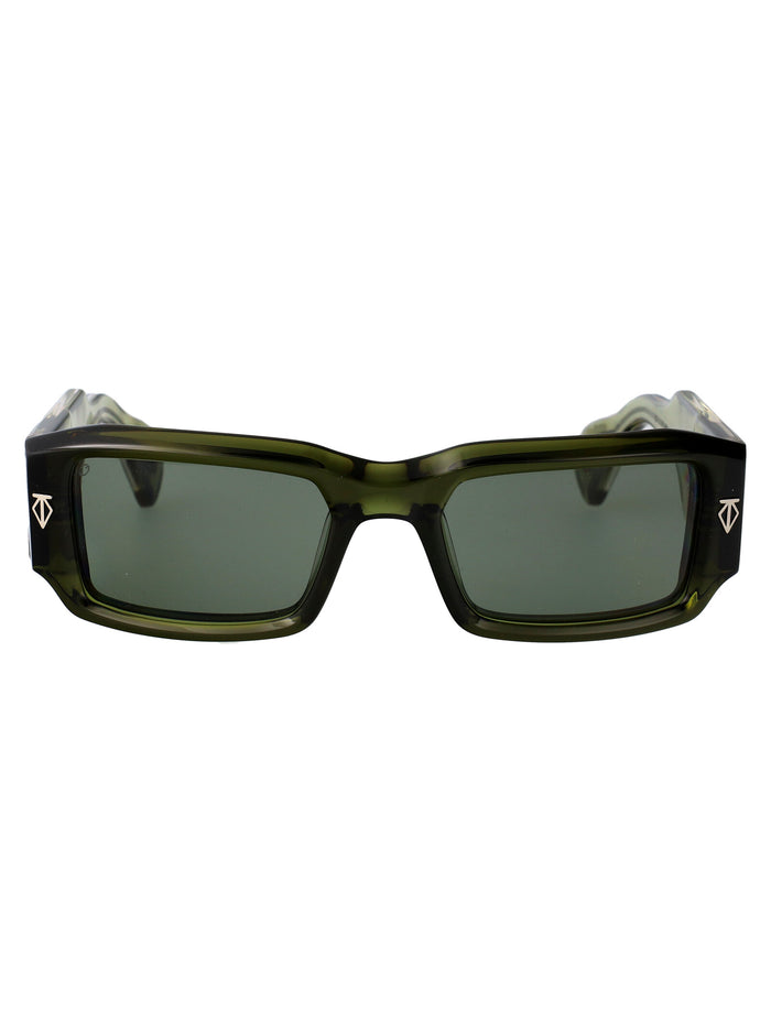 T Henri Green With 2Tone Acetate Sunglasses