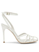 Sergio Levantesi White Leather Sandals
