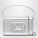Roger Vivier Silver Leather Micro Pilgrim Bag