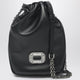 Roger Vivier Nano Pilgrim Bag In Black Leather