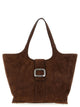 Roger Vivier Medium 'Viv' Choc' Shopping Bag