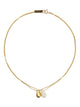 Isabel Marant Ecru Brass Necklace
