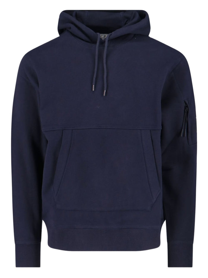 C.p.company Logo Cotton Hoodie
