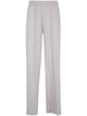 Rosso Puro Long Silk Trousers