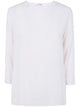 Rosso Puro 3/4 Sleeve Silk Blouse