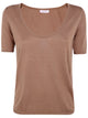 Rosso Puro Short Sleeved U Neck T-Shirt