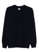 C.p.company Logo Wool Crewneck Sweater