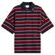 Rhude Fontaine Striped Ss Polo Shirt