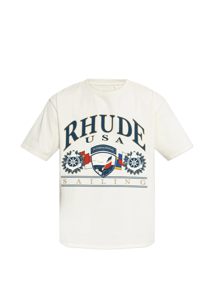 Rhude Usa Sailing Icon T-Shirt