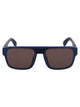 Mykita Md25 Navy Blue Brown Solid Acetate Sunglasses