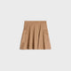 Celine Button-Details Cotton Twill Mini Skirt