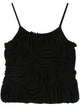 Comme Des Garçons Ruffled Detailing Round Neck Top