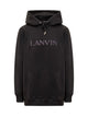 Lanvin Embroidered Drawstring Hoodie