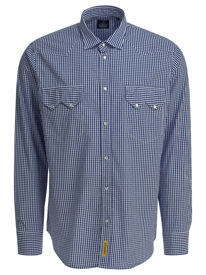 Bd Baggies Rodeo Blue Cotton Shirt