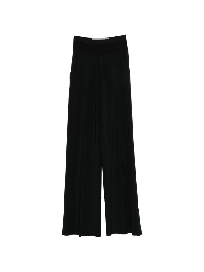 Rick Owens Black Acetate Silk Bias Pants
