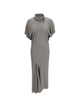 Rick Owens Seb Draped Midi Dress