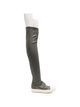 Rick Owens Grey Leather Boots