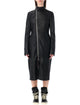 Rick Owens Rick Owens Gary Matte Black Leather Coat