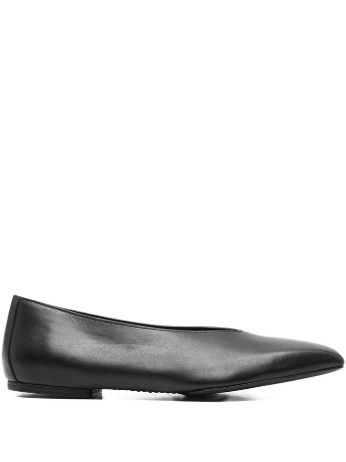 Rick Owens Leather Ballet Flats