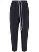 Rick Owens "Drawstring Astaires" Cropped Trousers