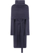 Rick Owens "Dagger" Robe With Cowl Coat