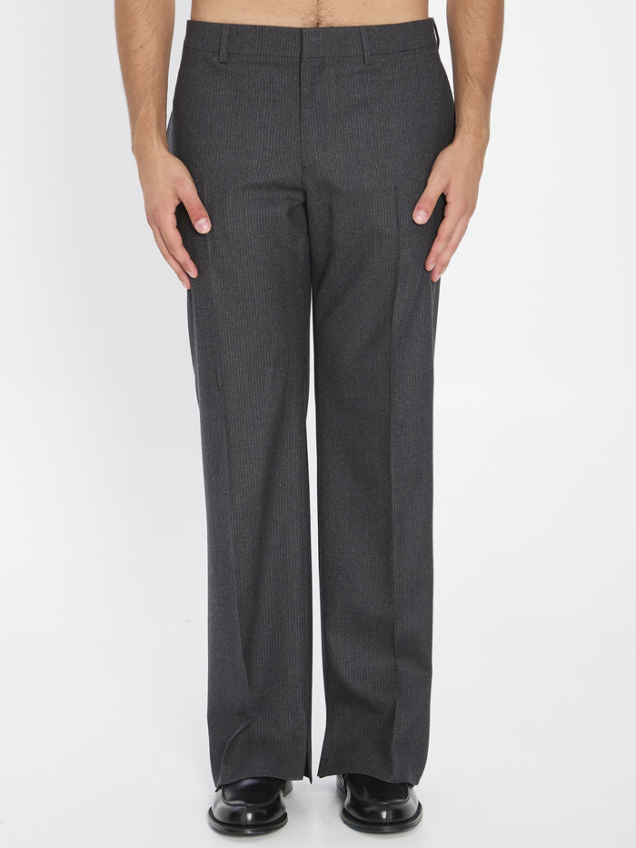 Celine Grey Wool Pants