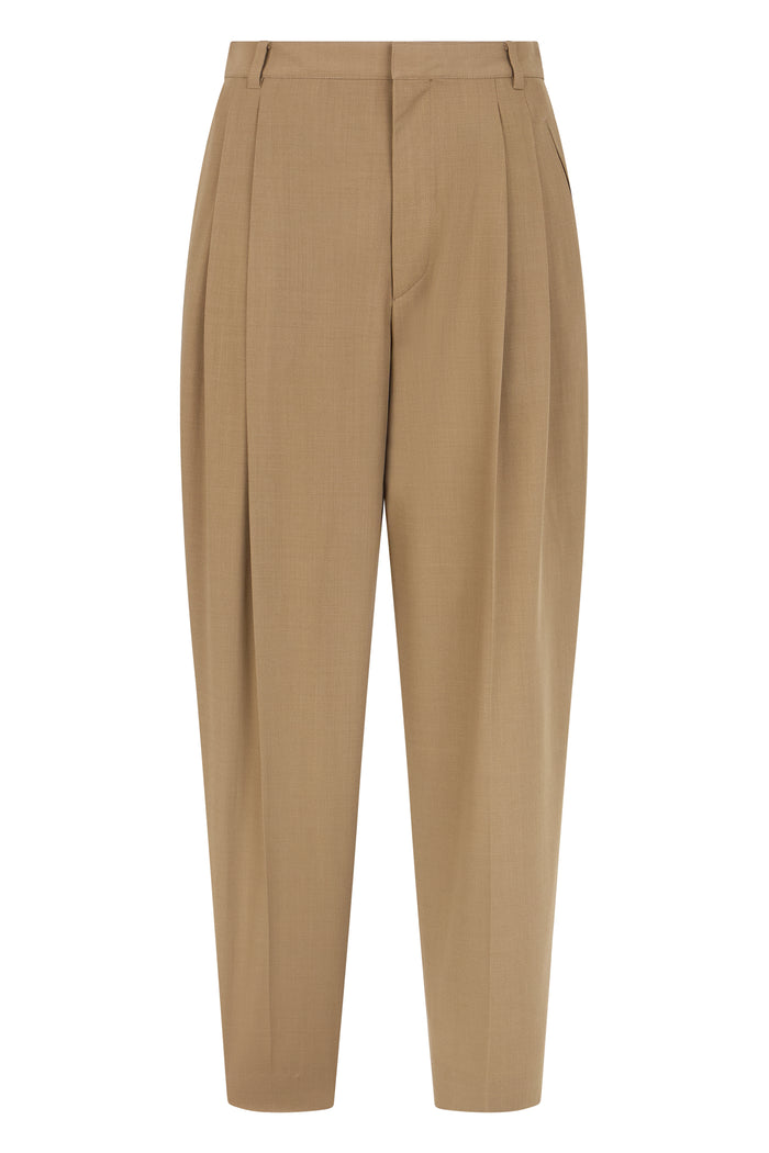 Celine Wide Wool Blend Trousers