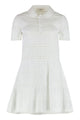 Celine Dress With Embroidered Trimmings In Cotton Batiste