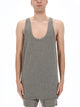Rick Owens Grey Cotton-Blend Top