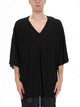 Rick Owens Black Cotton T-Shirt
