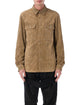 Rick Owens Rick Owens Sumi Brown Suede Outershirt