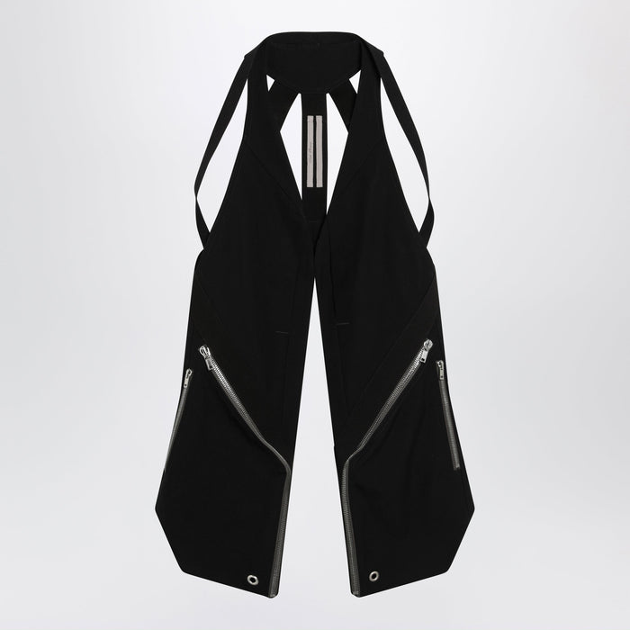 Rick Owens Black Temple Waistcoat