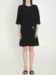 Celine Black Viscose Midi Dress