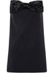 Self-Portrait Black Crepe Bandeau Mini Dress