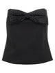 Self Portrait 'Black Crepe Bandeau' Top