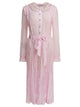 Self-Portrait Self Portrait Pleated Jewelled Dress