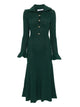 Self-Portrait Keyhole Knit Midi Dress