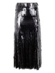 Self-Portrait Sequin Midi Skirt