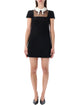 Self-Portrait Self-Portrait Bow Collar Mini Dress