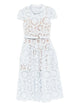 Self-Portrait Self-Portrait Floral-Lace Midi Dress