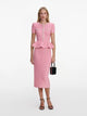 Self-Portrait Organza Lace Midi Dress