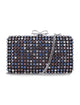 Self-Portrait Self-Portrait Multi Crystal Chainmail Clutch