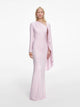 Self-Portrait Jersey Drape Maxi Dress