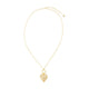 Self-Portrait Charm Necklace - - Metal - Gold
