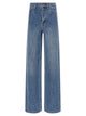 Self Portrait 'Rhinestone Denim Straight Leg' Jeans