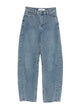 Self-Portrait Wide Leg Denim Jeans