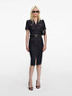 Self-Portrait Denim Midi Dress