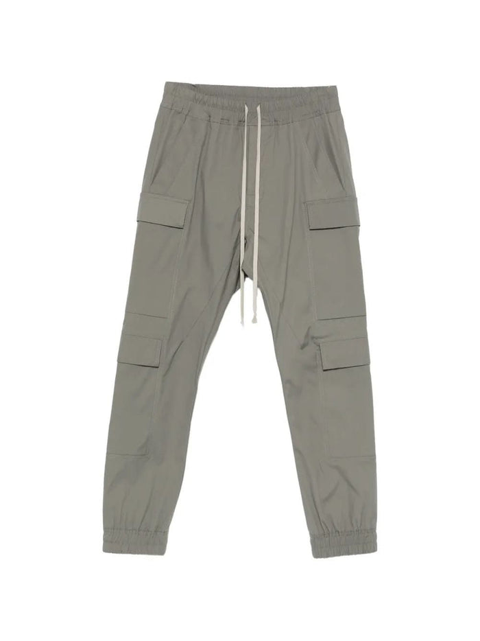 Rick Owens Rick Owens Mastodon Cargo-Pockets Drawstring Trousers