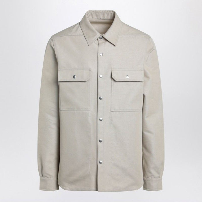 Rick Owens Sandcolored Cottonblend Shirt