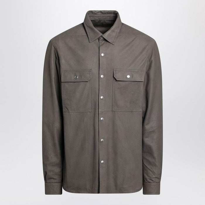 Rick Owens Mudcolored Cottonblend Shirt